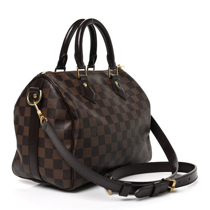 Louis Vuitton Damier Ebene Speedy Bandouliere 25 3 of 10