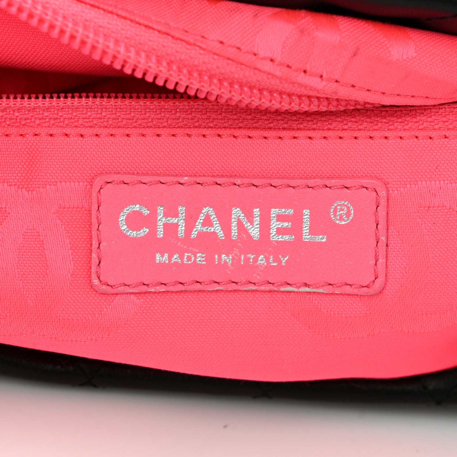 Chanel Calfskin Quilted Large Cambon Tote Black White 6 of 10