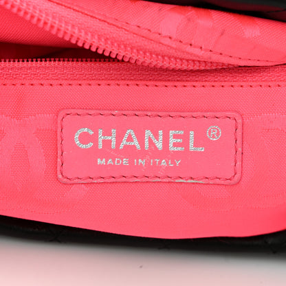 Chanel Calfskin Quilted Large Cambon Tote Black White 6 of 10