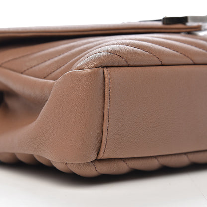 Saint Laurent Sheepskin Matelasse Chevron Monogram Medium College Bag Fard 8 of 10