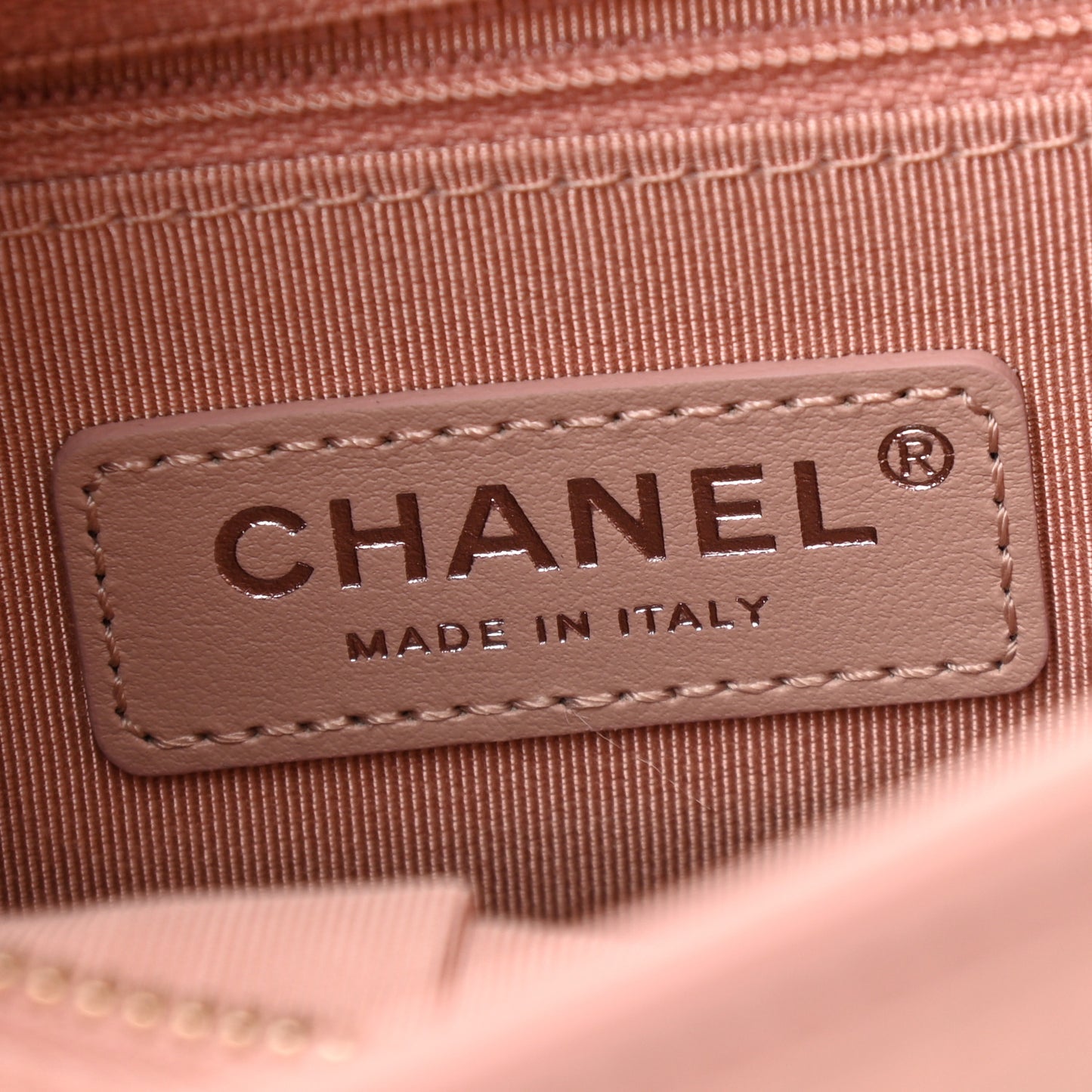 Aged Calfskin Quilted Small Gabrielle Hobo Light Pink