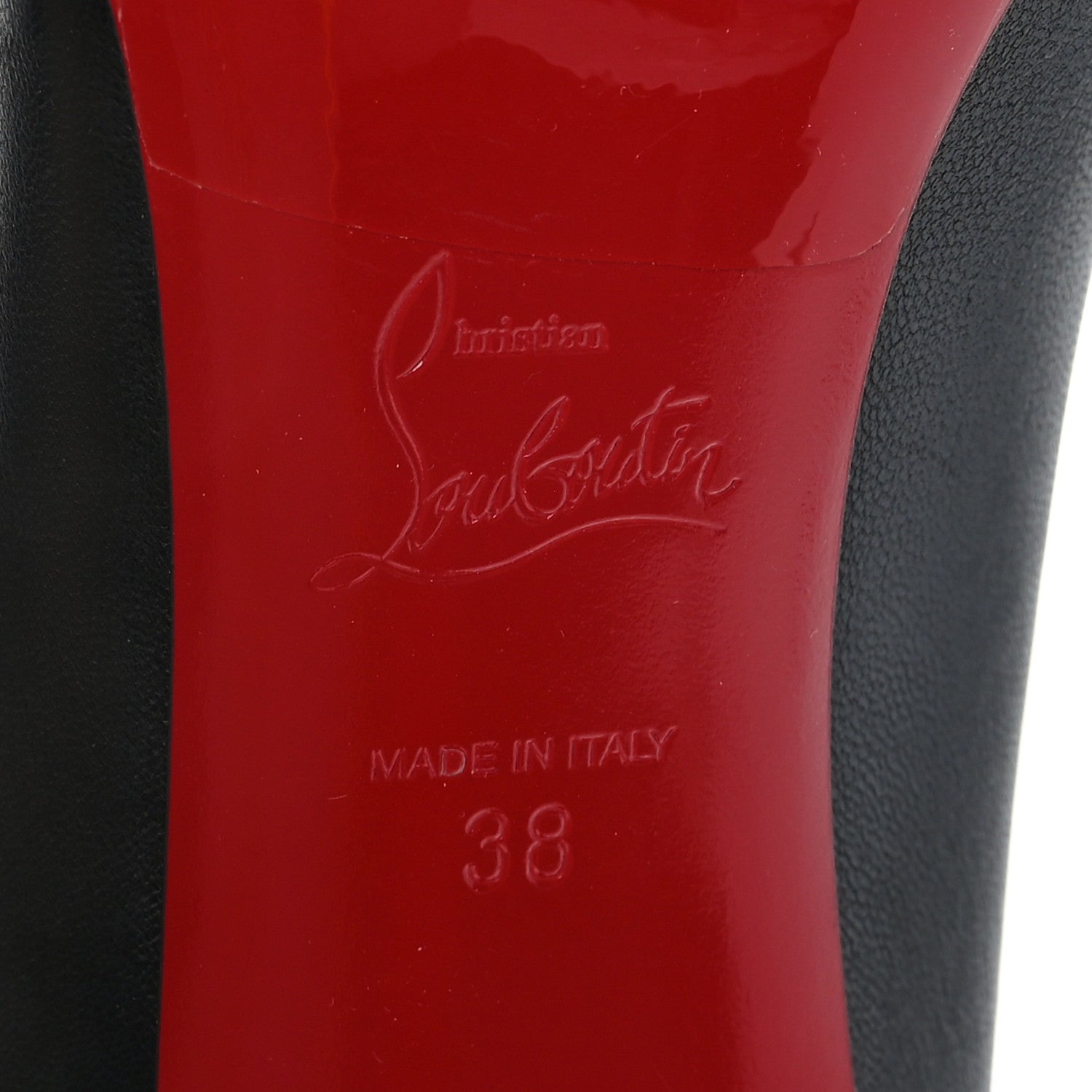Christian Louboutin Shiny Nappa Pigalle Follies 85 Pumps 38 Black 7 of 8