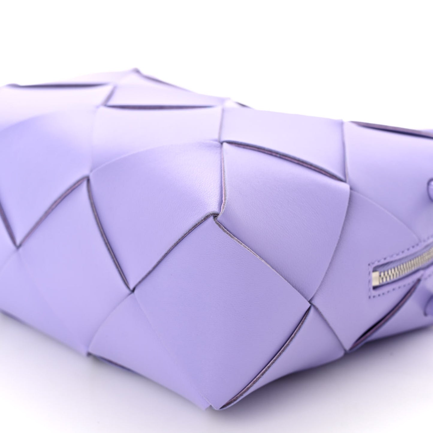 Lambskin Maxi Intrecciato Small Cassette Camera Bag Wisteria