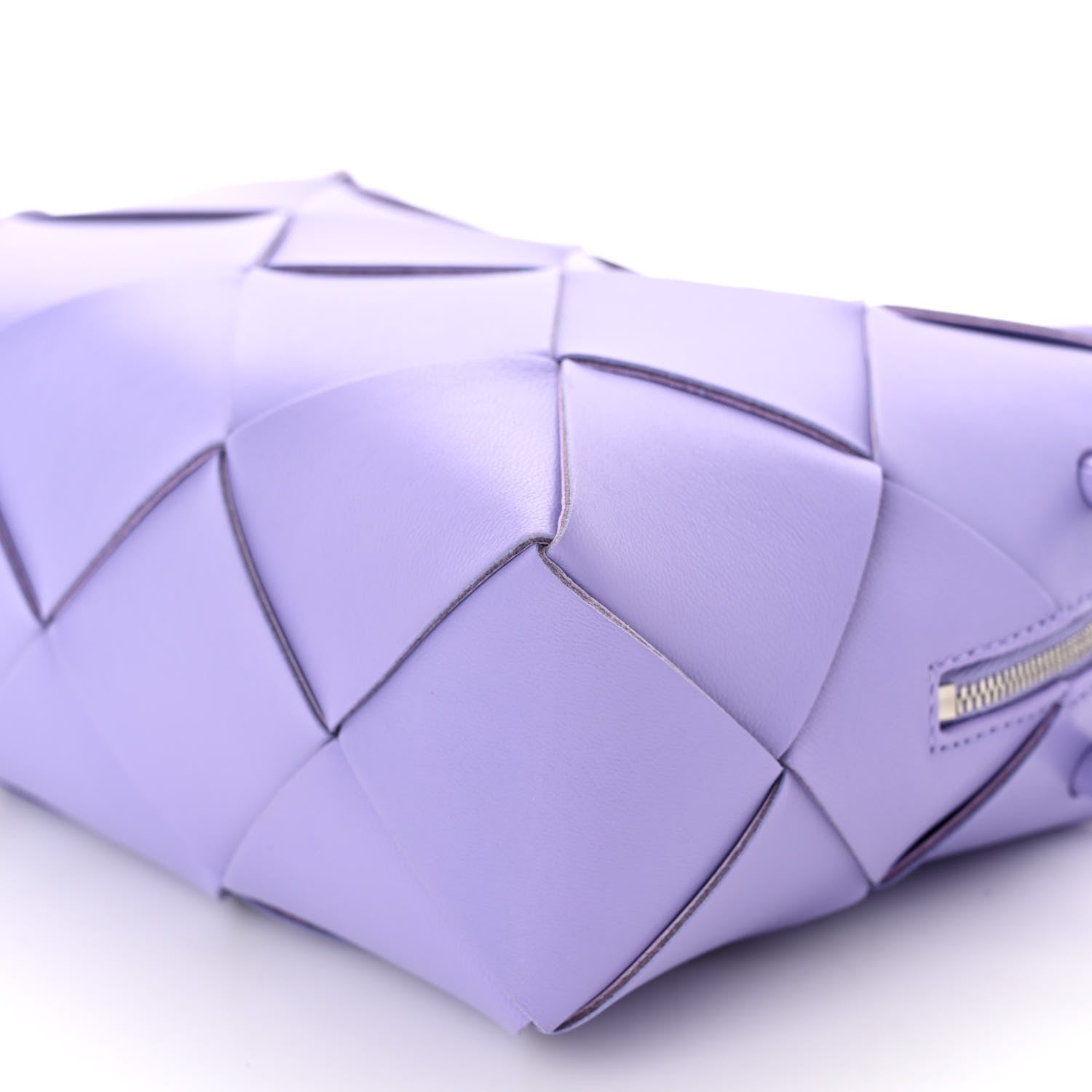 Bottega Veneta Lambskin Maxi Intrecciato Small Cassette Camera Bag Wisteria 9 of 9