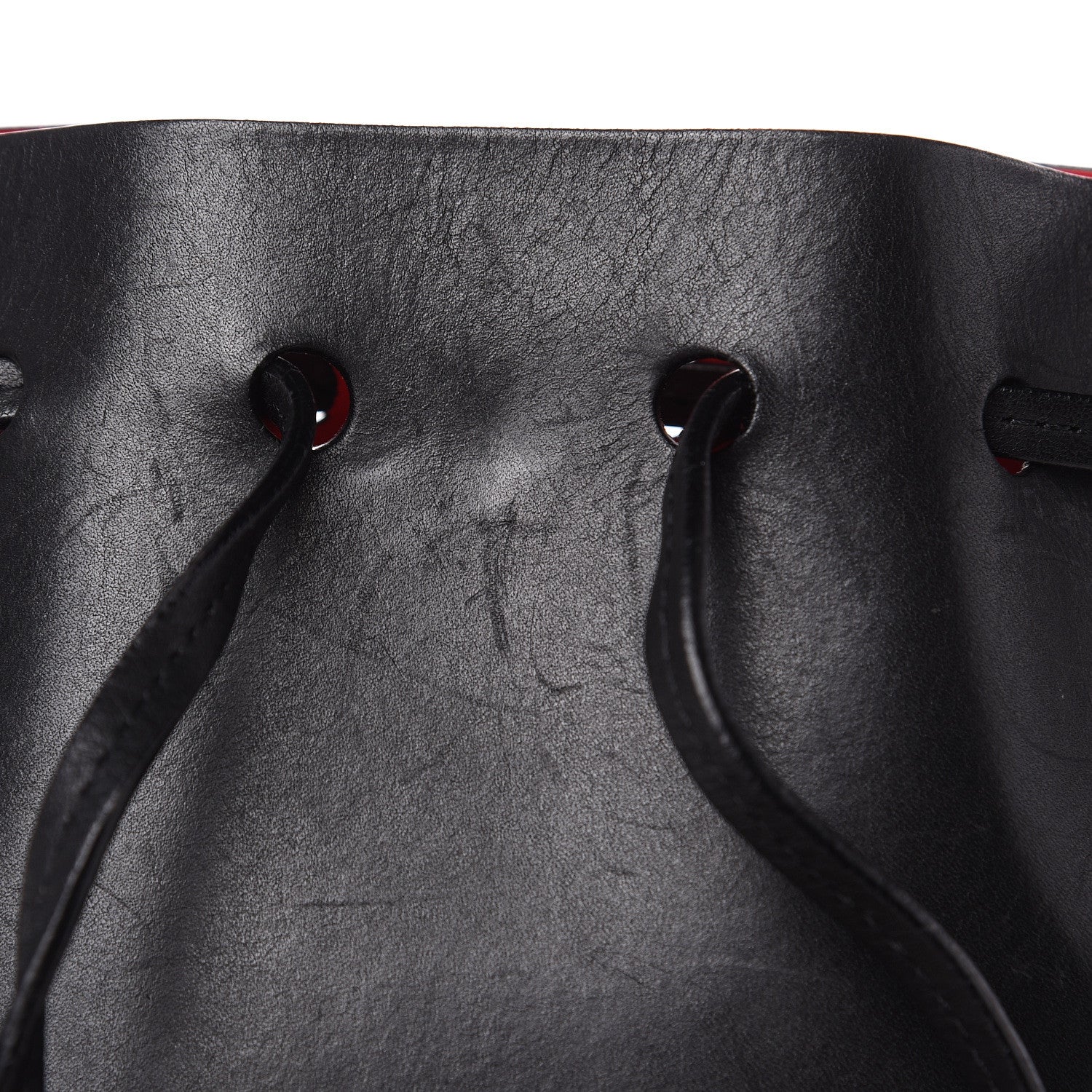 Mansur Gavriel Calfskin Mini Mini Bucket Bag Black Flamma 10 of 13