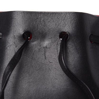 Mansur Gavriel Calfskin Mini Mini Bucket Bag Black Flamma 10 of 13