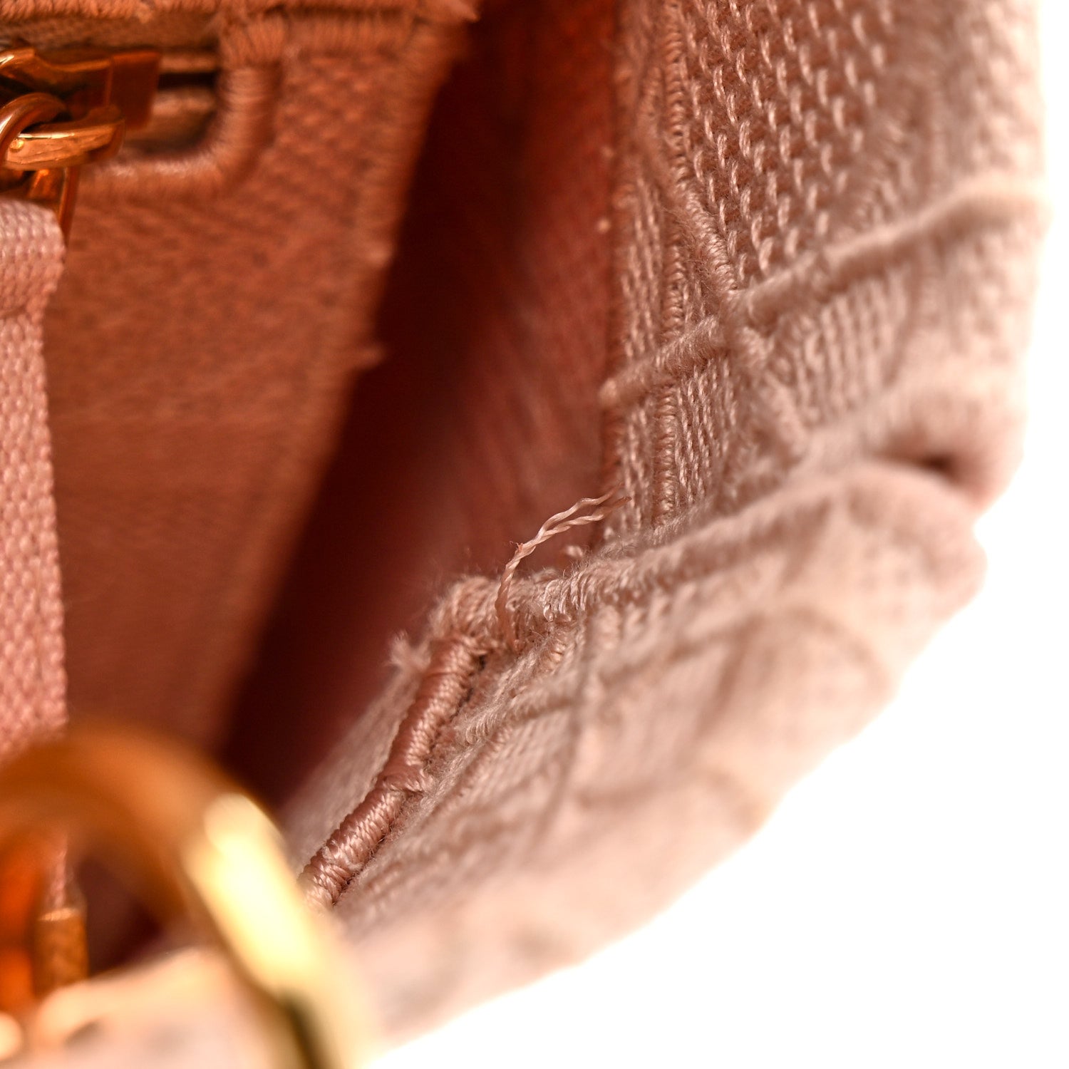 Christian Dior Canvas Embroidered Cannage Medium Lady D-Lite Bois de Rose 11 of 17