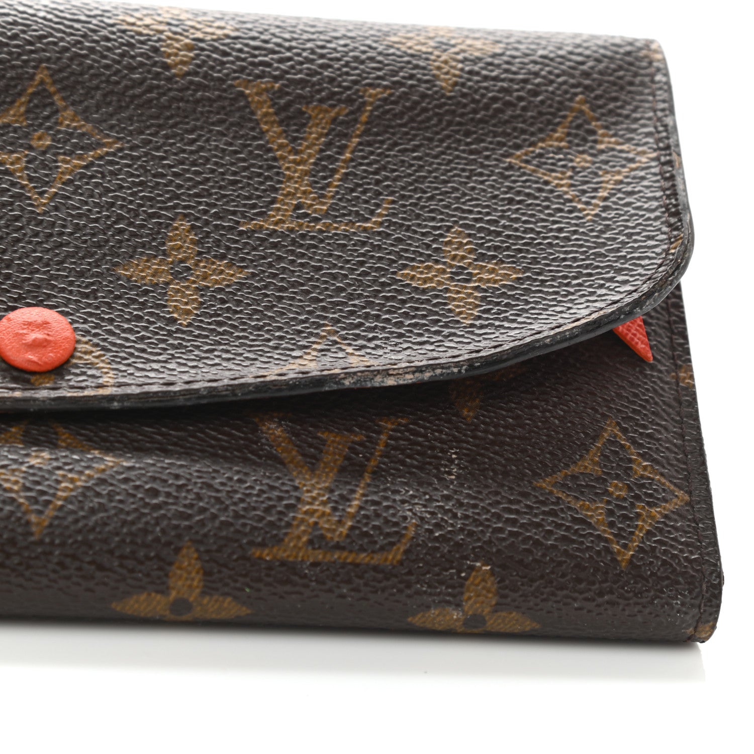 Louis Vuitton Monogram Emilie Wallet Piment 9 of 13