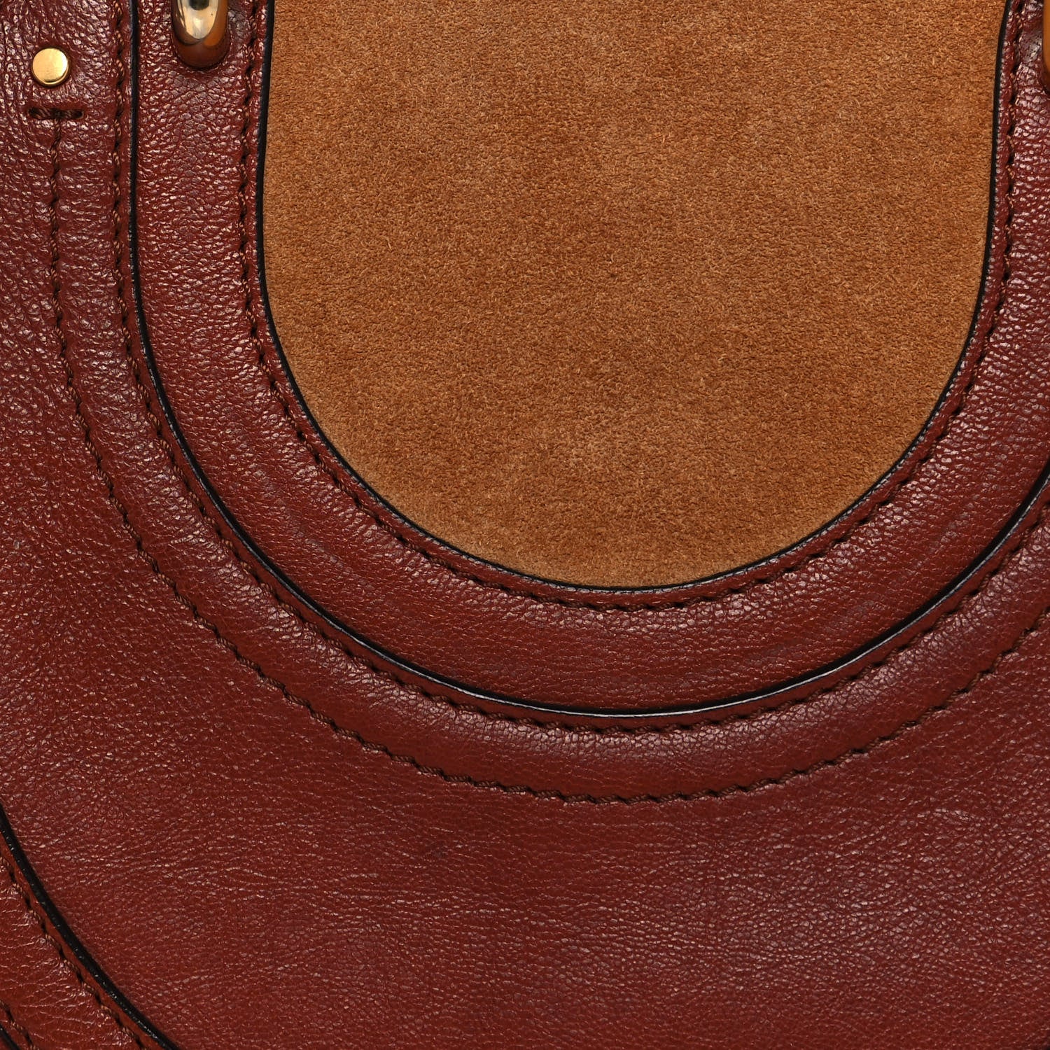 Chloe Shiny Goatskin Smooth Calfskin Suede Small Pixie Bag Saffron Red 8 of 14