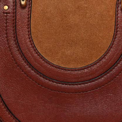 Chloe Shiny Goatskin Smooth Calfskin Suede Small Pixie Bag Saffron Red 8 of 14