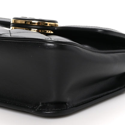 Gucci Calfskin Quilted Mini Deco Shoulder Bag Black 10 of 10
