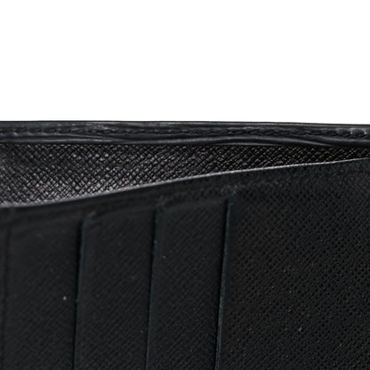 Louis Vuitton Epi 6 Card Billfold Wallet Black 8 of 12