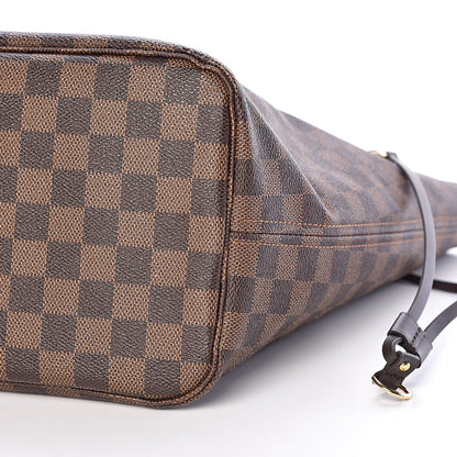 Louis Vuitton Damier Ebene Neo Neverfull MM Rose Ballerine 12 of 12
