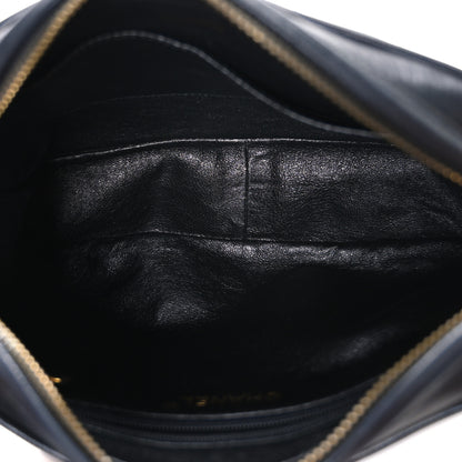 Chanel Lambskin Quilted CC Tassel Camera Case Black 6 of 13