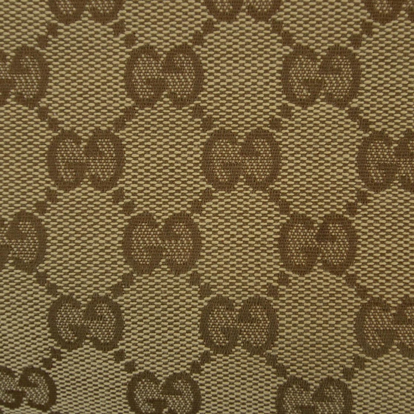 Monogram Medium Interlocking Icon Tote Dark Brown