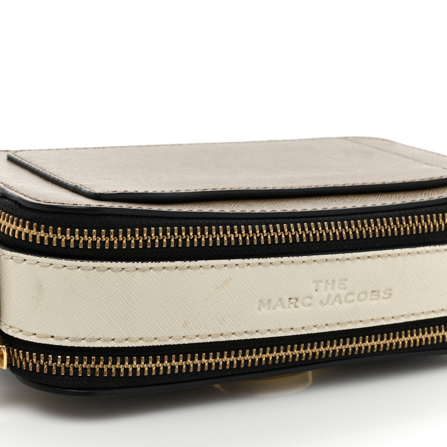 Marc Jacobs Saffiano Small Snapshot Camera Bag Sandcastle 10 of 14