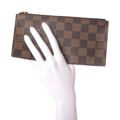 Louis Vuitton Damier Ebene Felicie Chain Wallet Zippered Insert 2 of 6