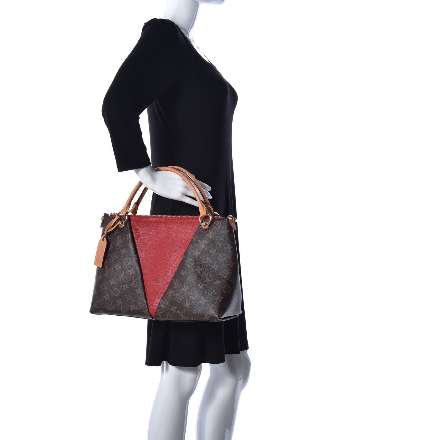 Louis Vuitton Monogram V Tote MM Cherry 2 of 21