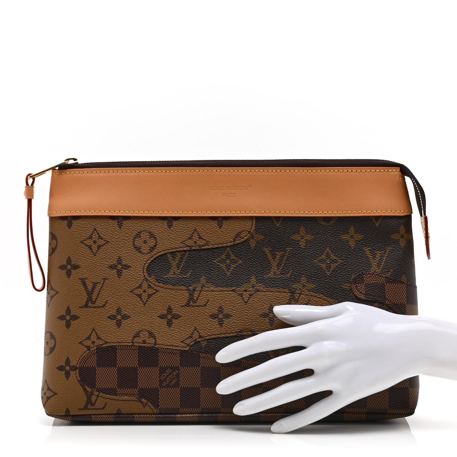 Louis Vuitton Reverse Monogram Drip Pochette Voyage Souple 2 of 8