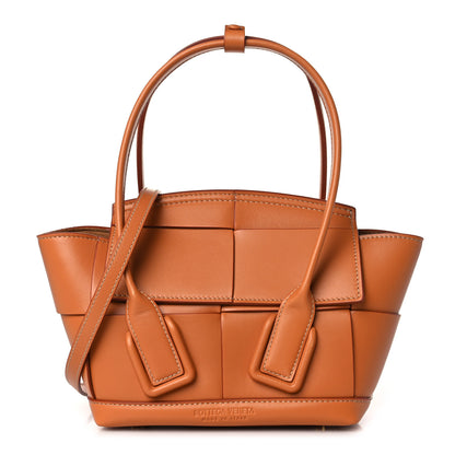 Bottega Veneta French Calfskin Maxi Intrecciato Mini Arco Clay 1 of 10