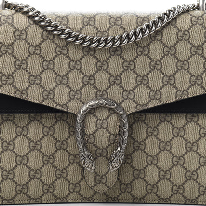 Gucci GG Supreme Monogram Medium Dionysus Shoulder Bag Black 16 of 16
