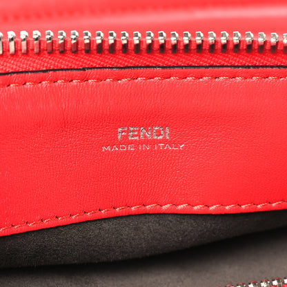 Fendi Shiny Nappa Trapuntata Small DotCom Click Chain Satchel Rojo 7 of 10