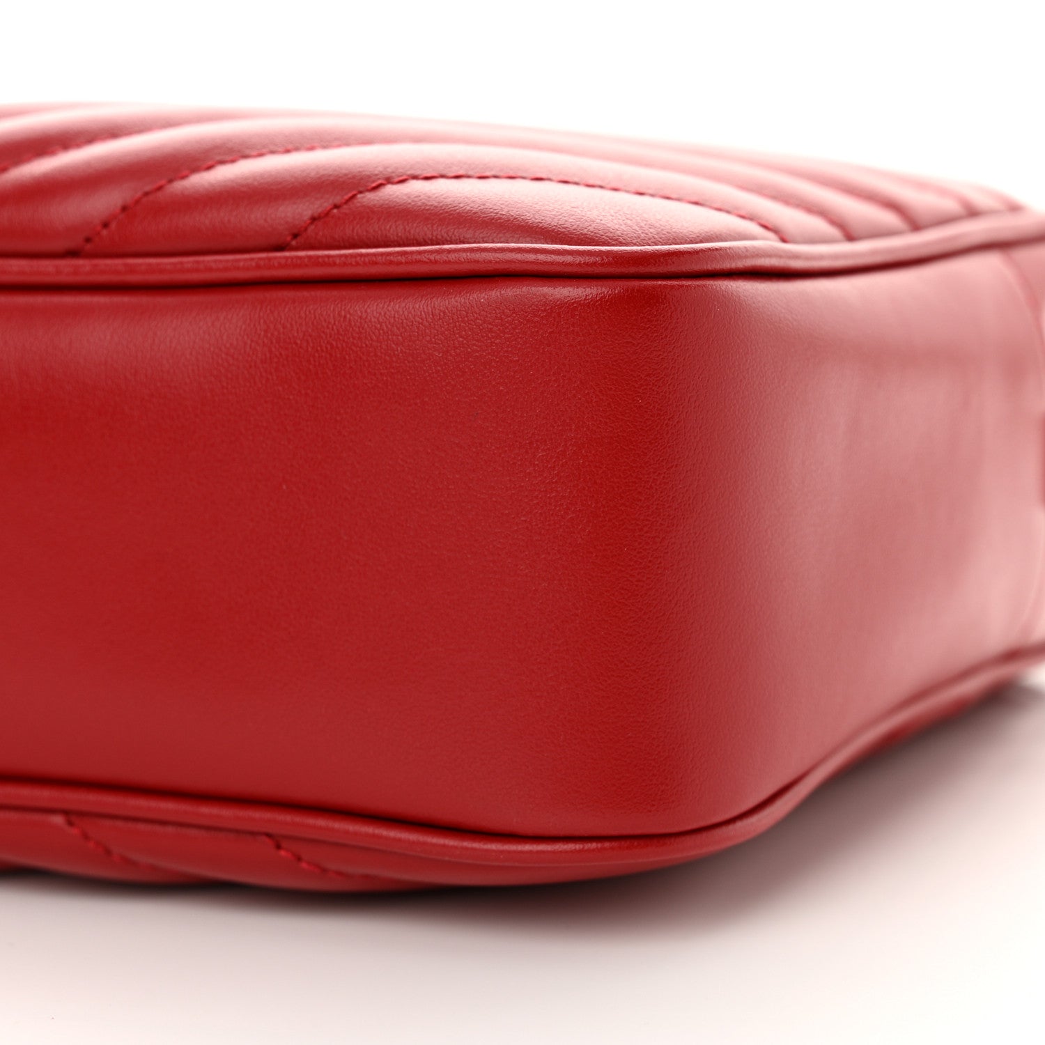Saint Laurent Calfskin Matelasse Monogram Lou Camera Bag Rouge Eros 10 of 10