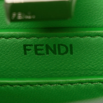 Fendi Shiny Nappa Petite Peekaboo I SEE U Satchel Edamame 7 of 12
