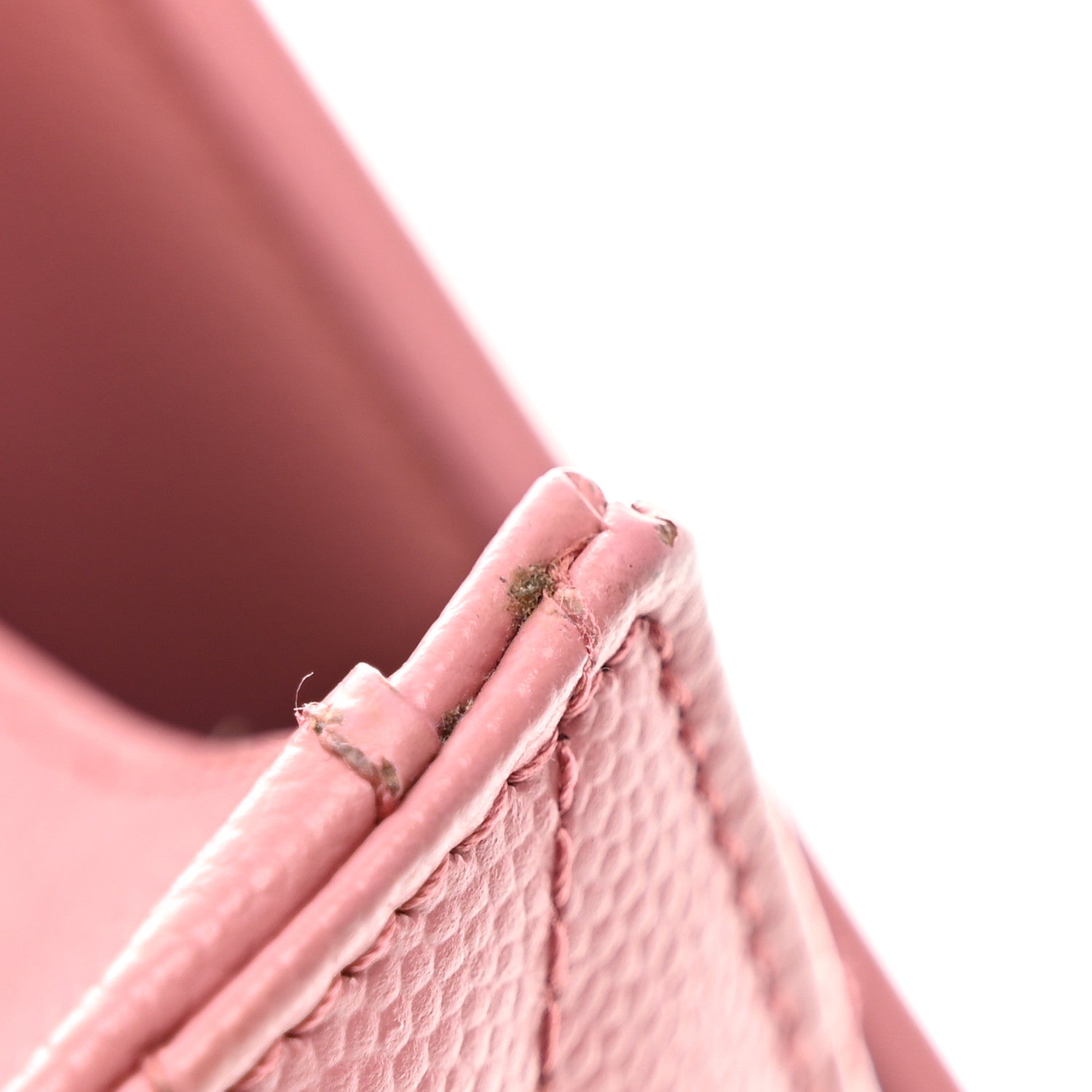 Saint Laurent Grain De Poudre Matelasse Chevron Monogram Chain Wallet Tender Pink 25 of 33