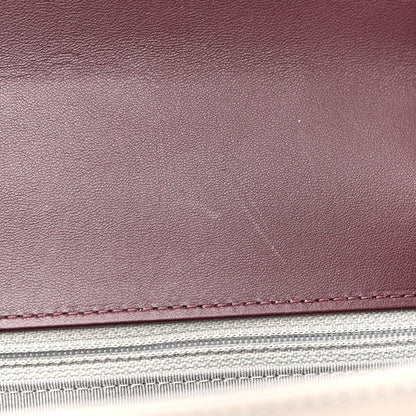 Chanel Shiny Lambskin Chevron Quilted Miroir Grey 11 of 13