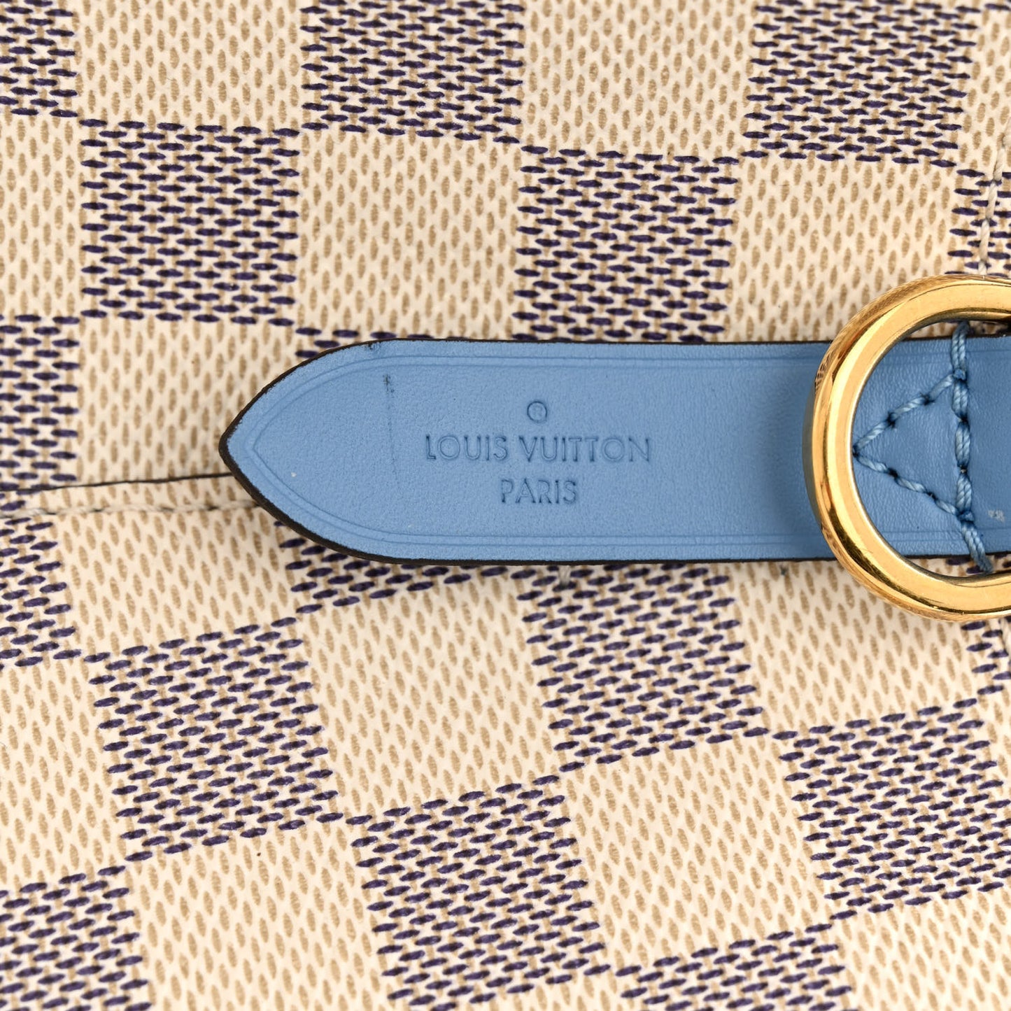 Damier Azur Neonoe MM Bleuet