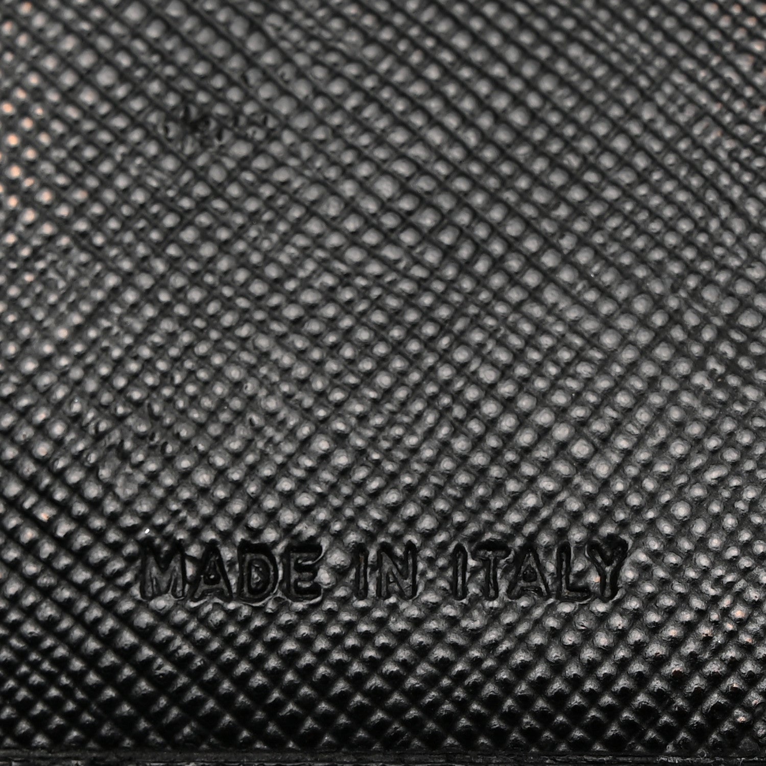 Prada Saffiano Tri-Fold Compact Wallet Black 7 of 8