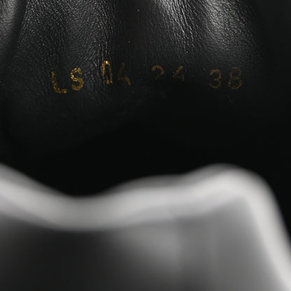 Christian Dior Calfskin Suede Logo Sneakers 38 Black 9 of 9