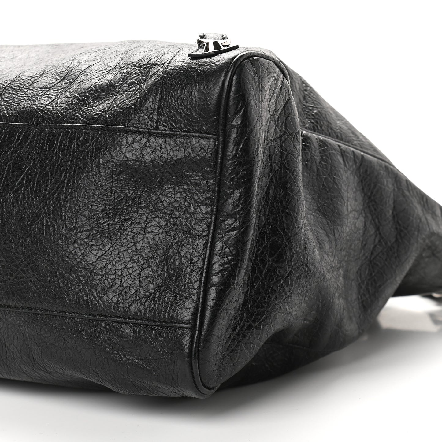 Agneau Classic Silver Hardware Velo Black