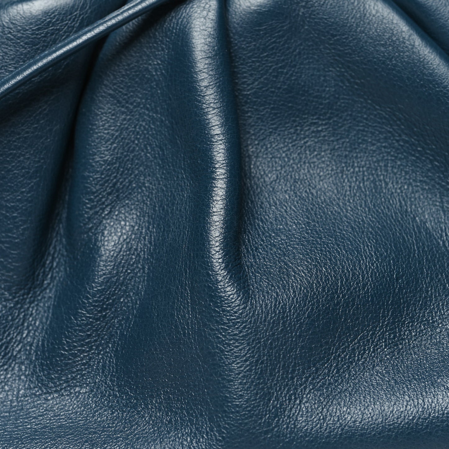 Butter Calfskin The Mini Pouch Deep Blue