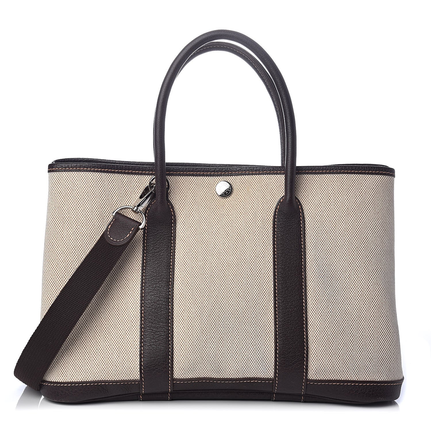 Hermes Twill D H Negonda Garden Party 30 TPM Chocolate 1 of 9