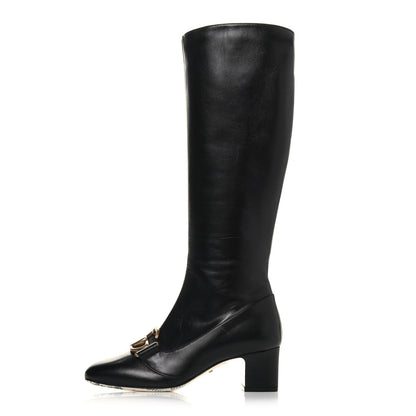 Gucci Malaga Kid GG Victoire 55mm Boots 36 Black 1 of 8