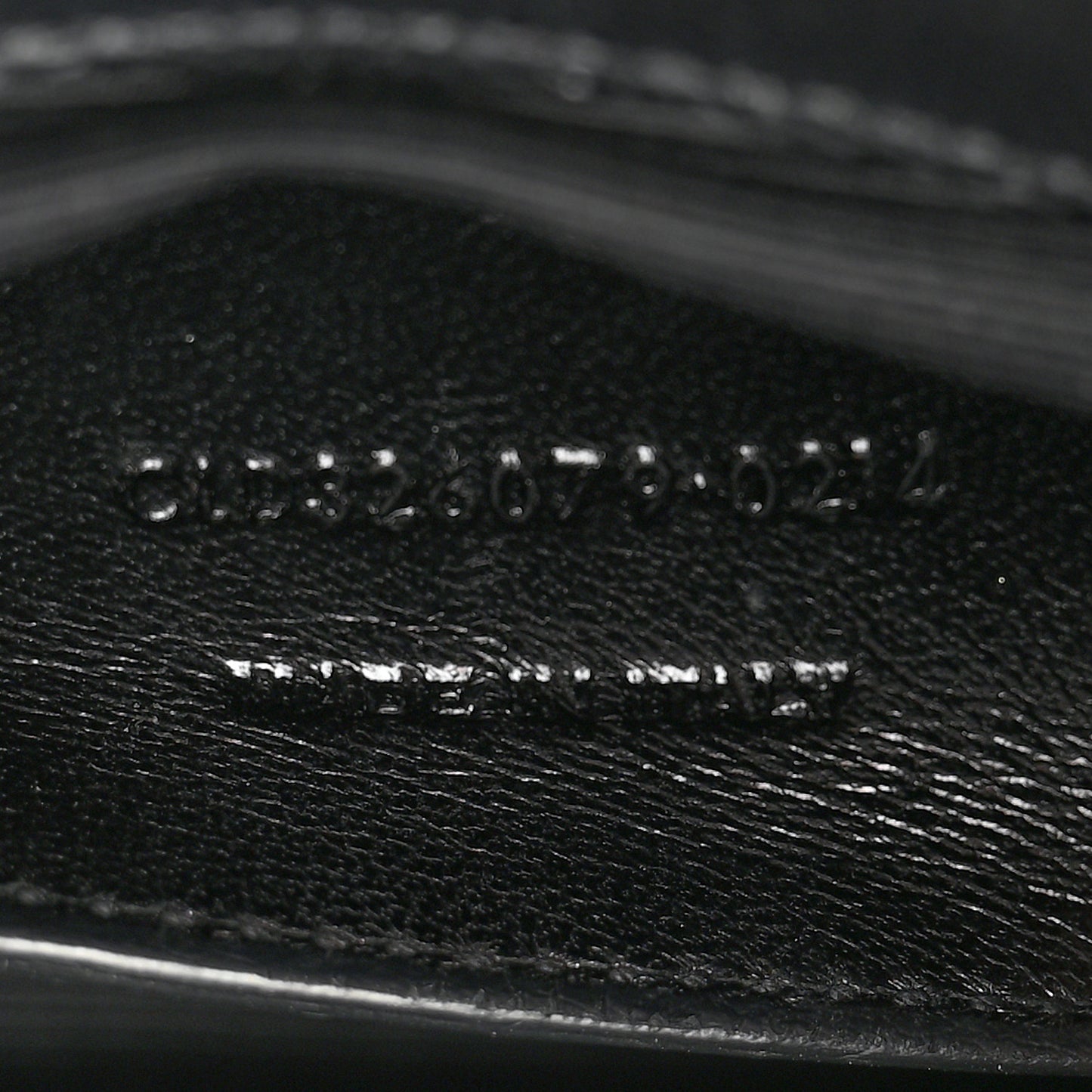 Grain De Poudre Monogram Cassandre Clutch Black