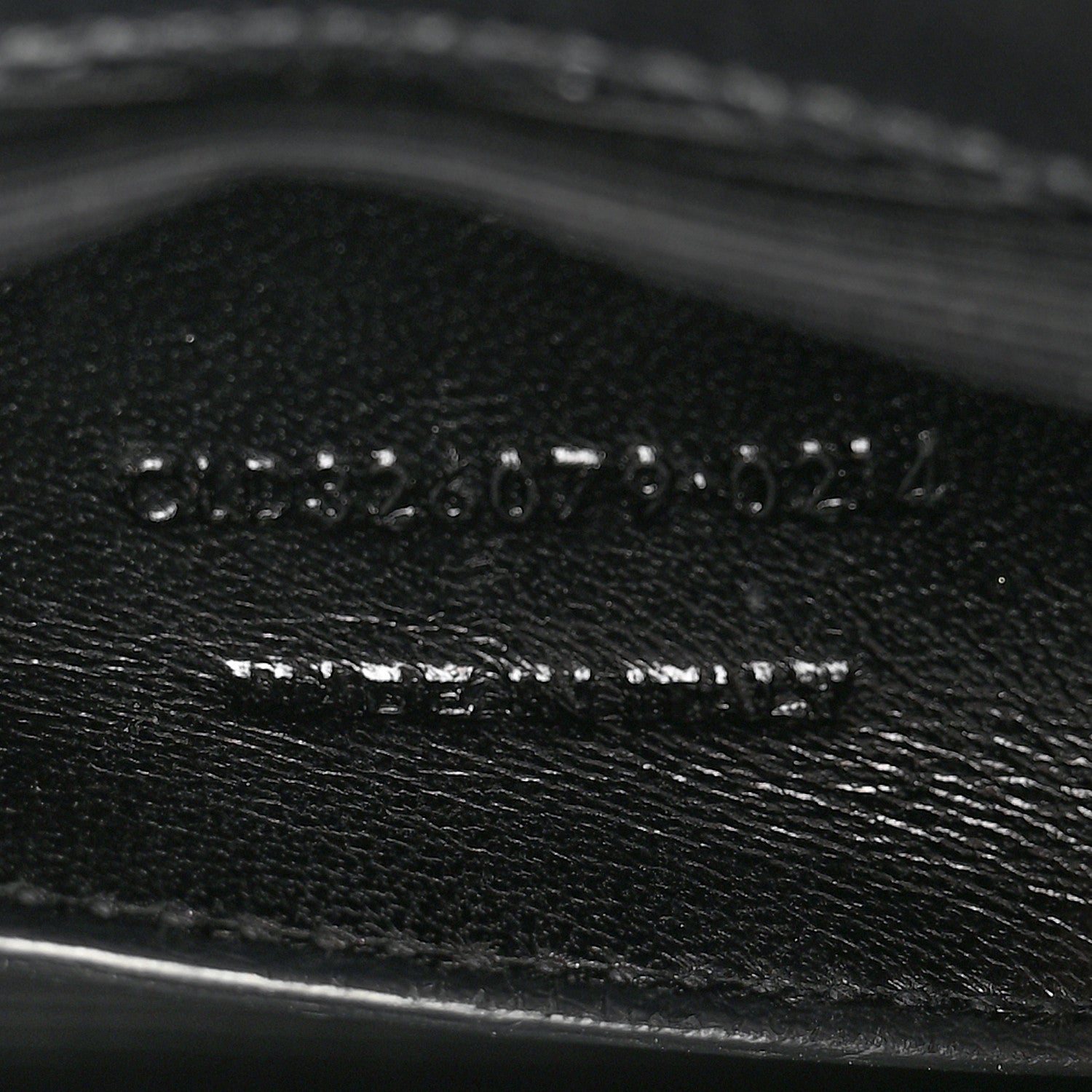 Saint Laurent Grain De Poudre Monogram Cassandre Clutch Black 8 of 8