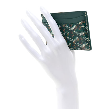 Goyard Goyardine Saint Sulpice Card Holder Green 2 of 7