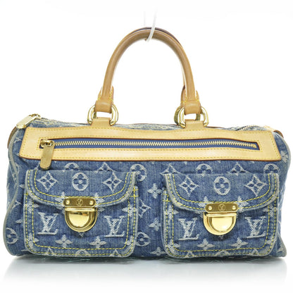 Louis Vuitton Denim Neo Speedy Blue 1 of 9