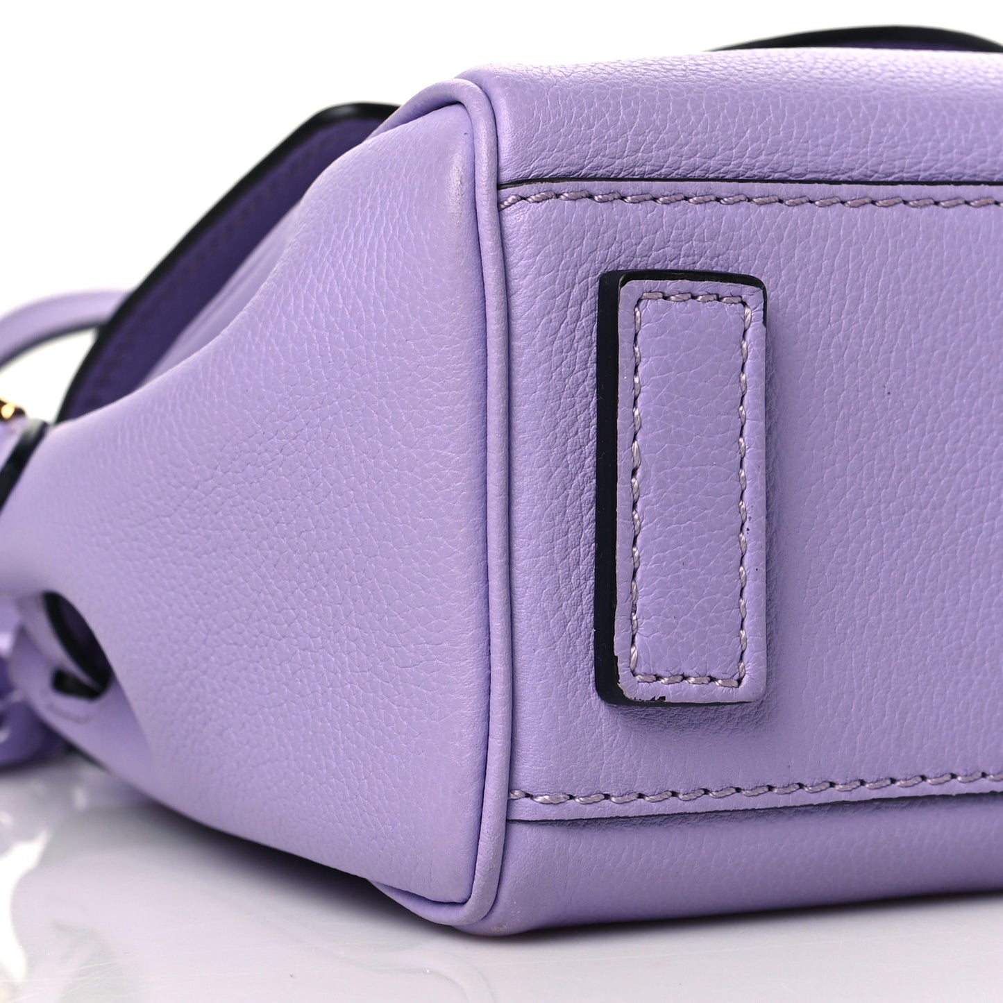 Calfskin Medusa Small Top Handle Handbag Lilac