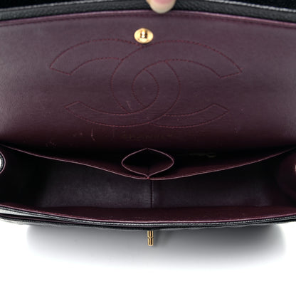 Chanel Caviar Quilted Jumbo Double Flap Black 4 of 5