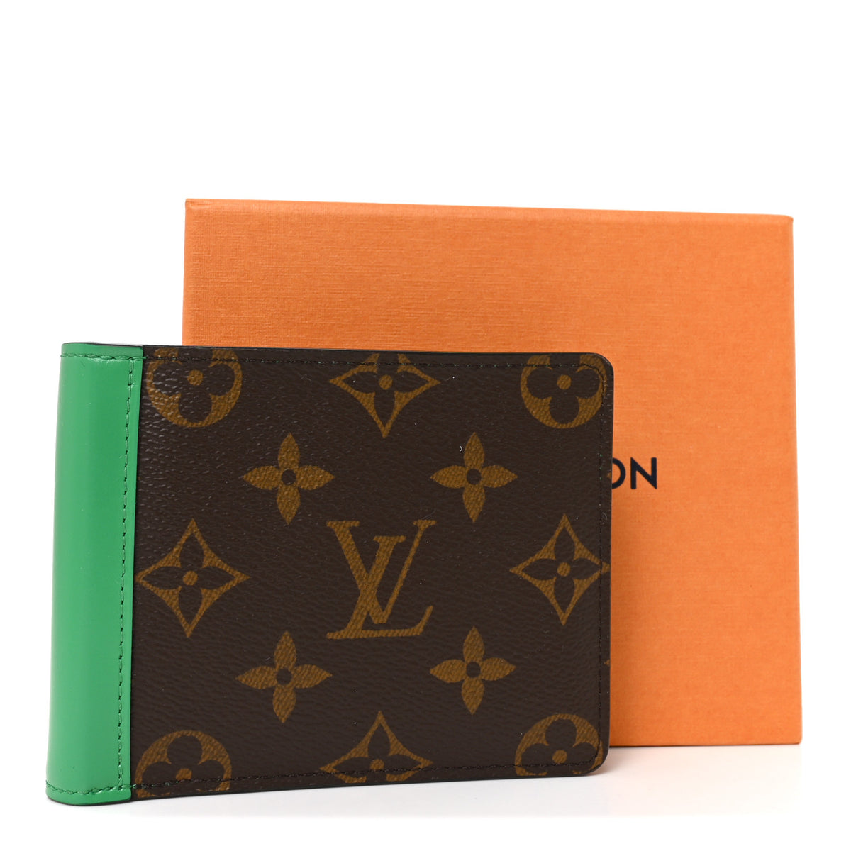 Louis Vuitton Monogram Macassar Multiple Wallet Green 7 of 7