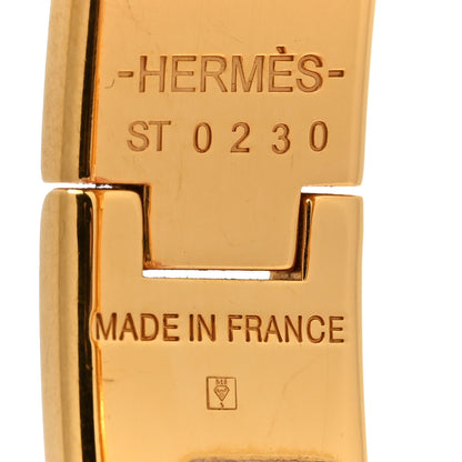 Hermes Enamel Anneau Bracelet PM Rouge Corail 4 of 6