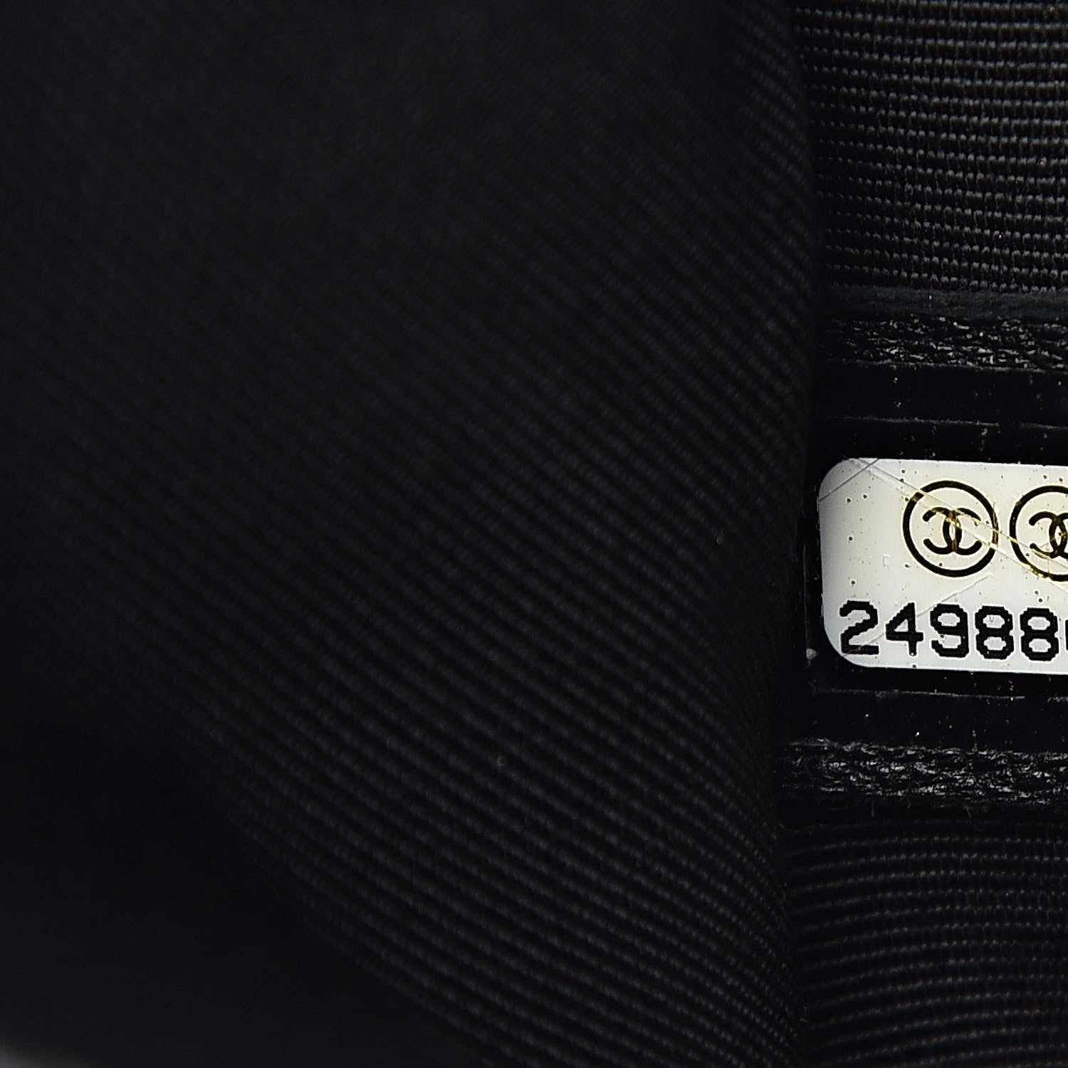 Chanel Calfskin Chevron Stitched Flap Black 7 of 11