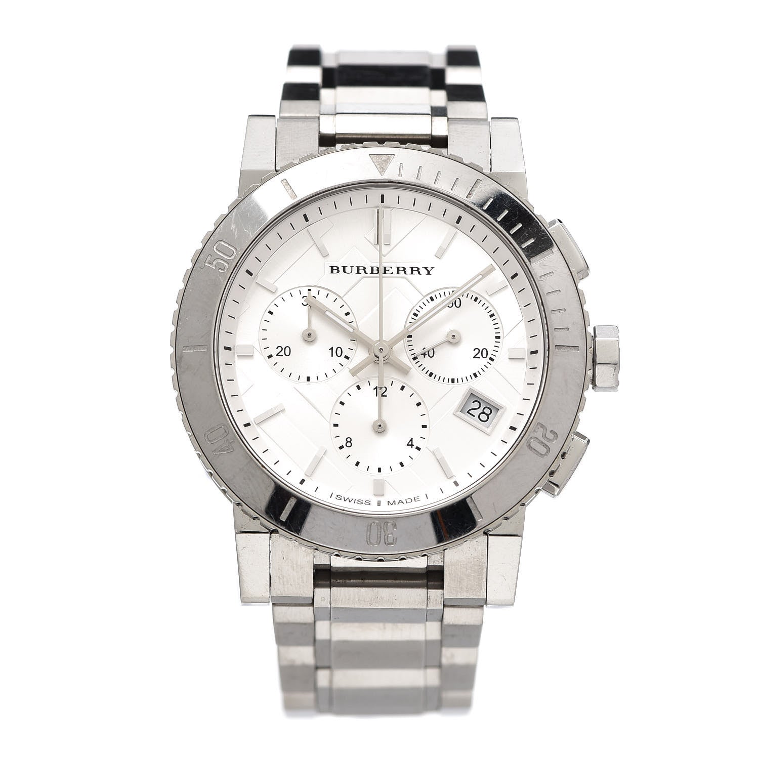 Burberry Stainless Steel 38mm Chronograph Quartz Watch BU9700 1 of 6