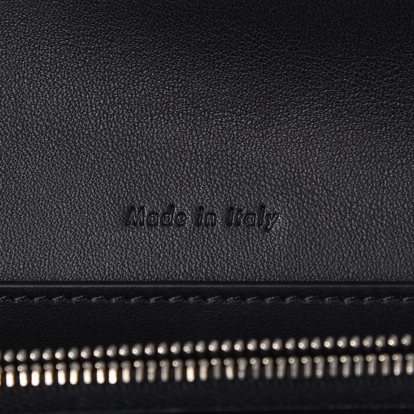 Grained Calfskin Large Trotteur Multifunction Flap Wallet Black