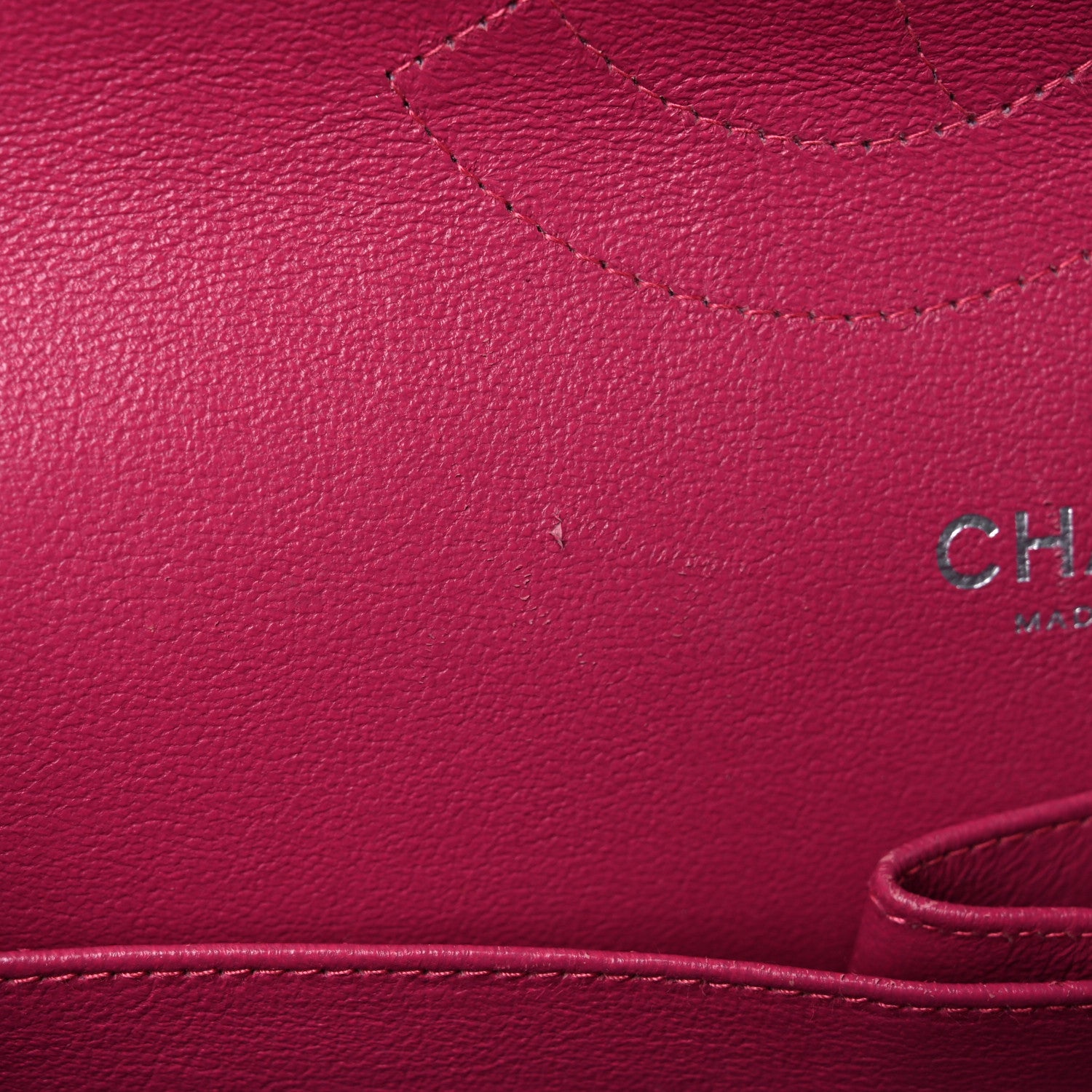 Chanel Patent Quilted Jumbo Double Flap Fuchsia 18 of 23