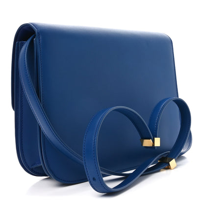 Celine Box Calfskin Medium Classic Box Flap Bag Indigo 3 of 10